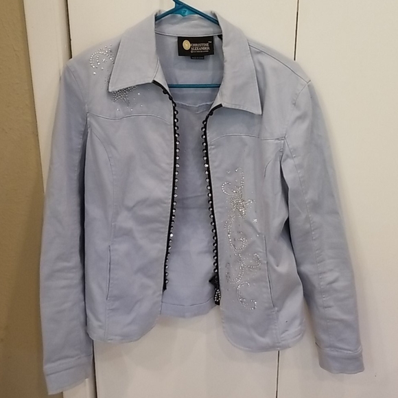 Christine Alexander Jackets & Blazers - Swarovski crystal jacket, Christine Alexander